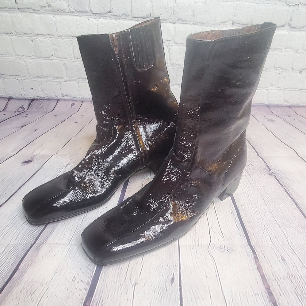 San Remo leather dress boots